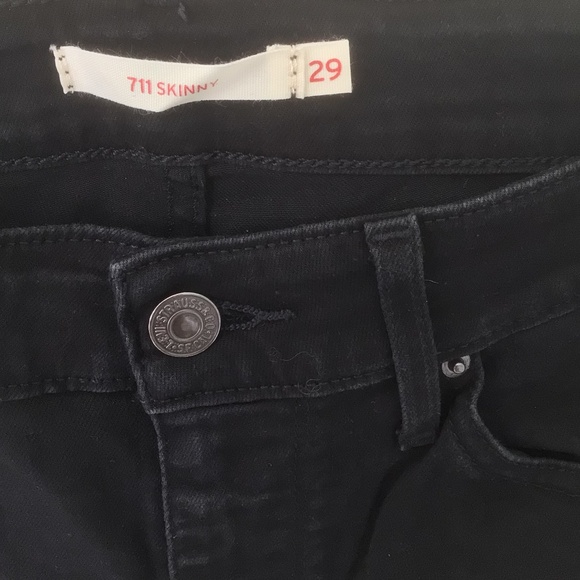 Levi's Denim - Levi’s 711 Skinny Jeans Black Women’s Size 29 Regular, New